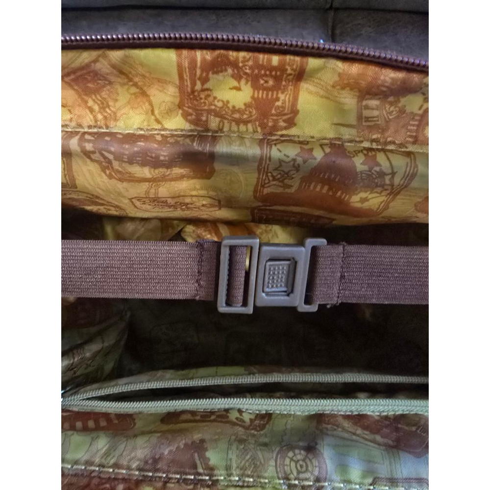Samantha Brown Navy& Brown Croc-Embossed Dowel Bag - Picture 6 of 11